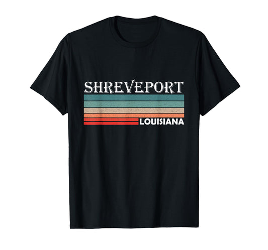 Retro Shreveport Louisiana LA Souvenir Gift T-Shirt