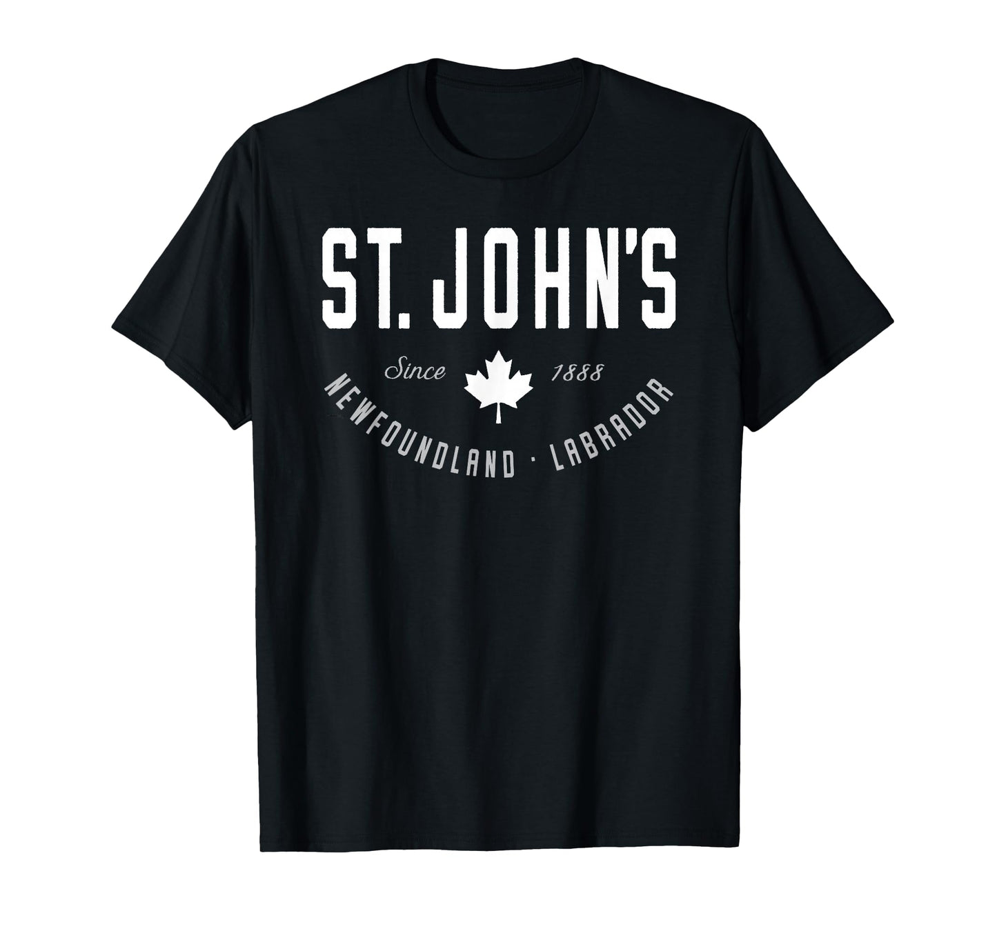 St. John's Shirt Newfoundland Labrador Canada Maple Leaf Tee T-Shirt