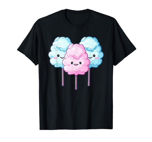 Cotton Candy Sticks Apparel Sweets for Women Girls T-Shirt