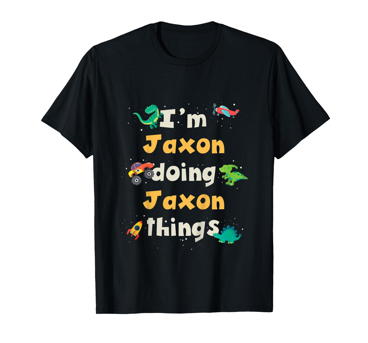 Kids Cool Jaxon Personalized First Name Boys T-Shirt