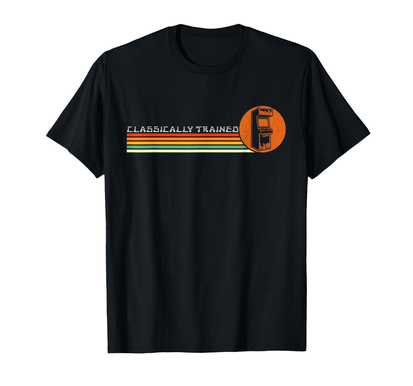 80s Video Game Vintage Retro Arcade Classically Trained T-Shirt