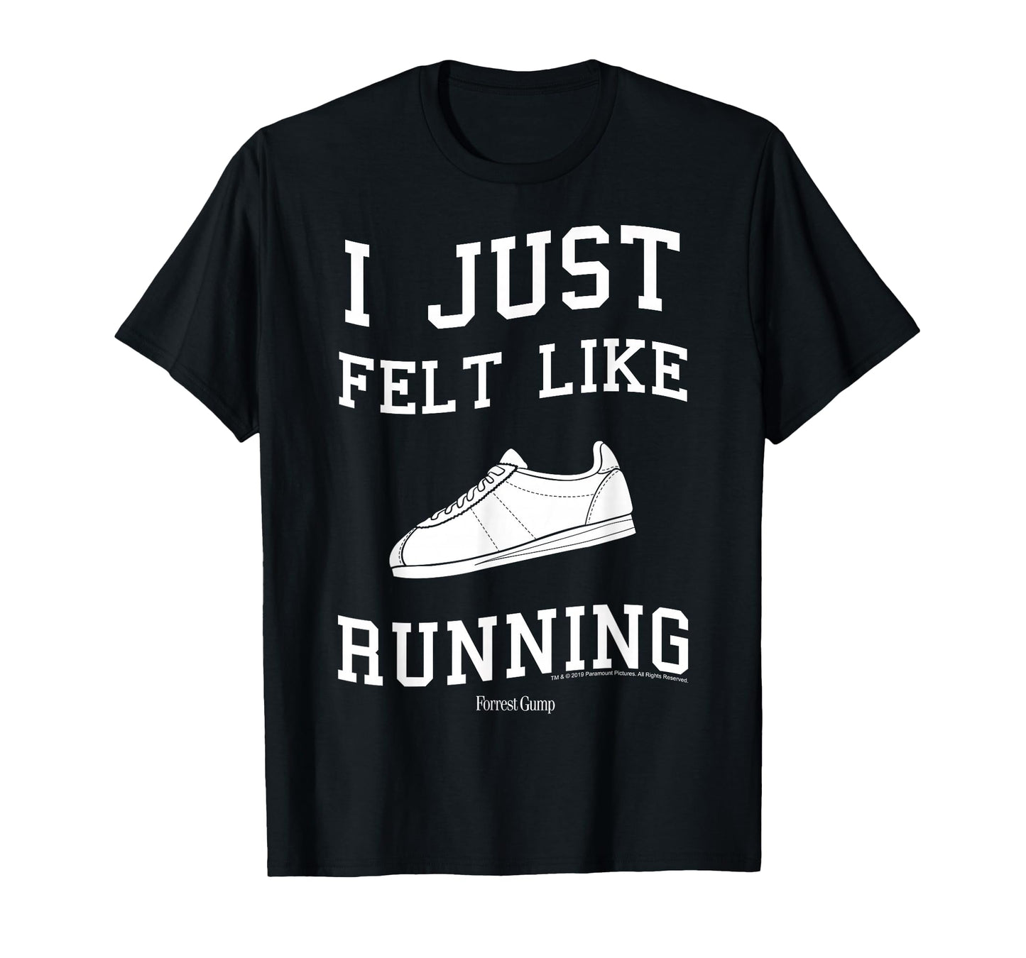 Forrest Gump I Just Felt Like Running Quote T-Shirt