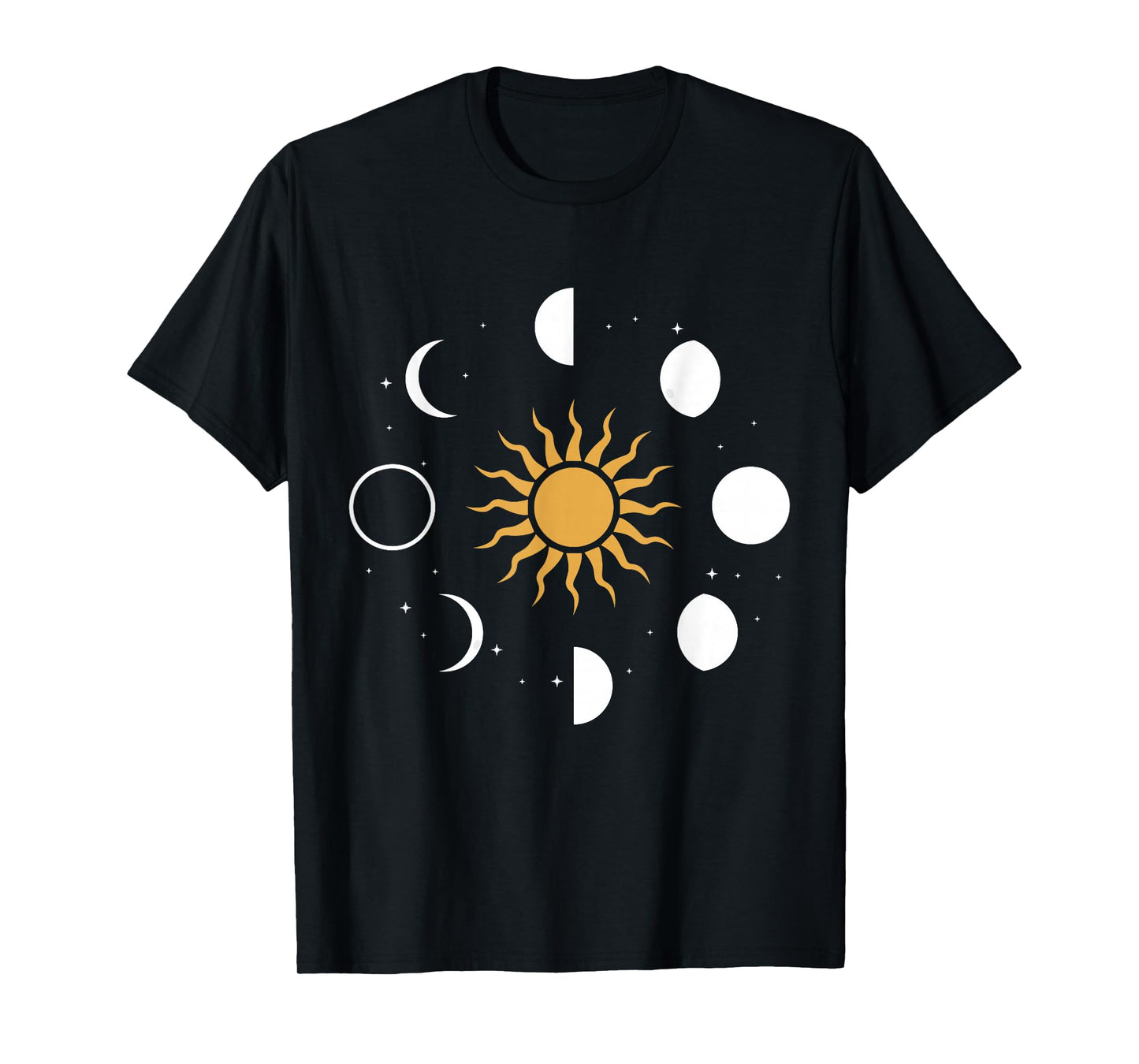 Sun Lunar Phases Moon Phase Earth Hemisphere New Moon T-Shirt