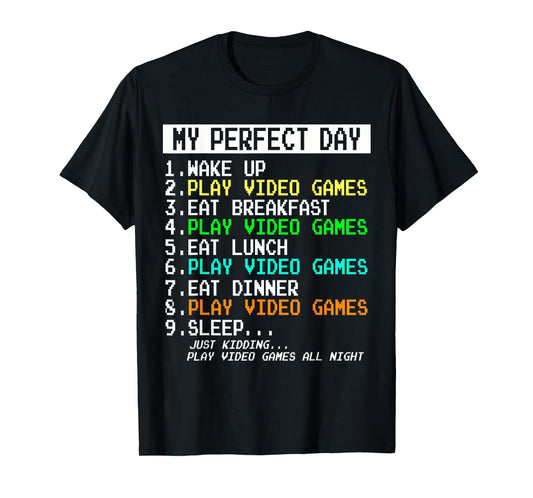 Gaming Apparel Video Game Gamer Gifts Men Boy Funny Humor T-Shirt