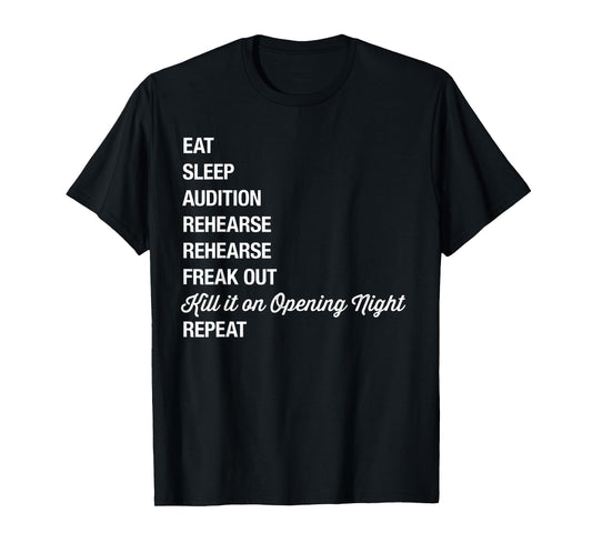 Funny Theatre Geek Gift Musical Life Eat You T-Shirt
