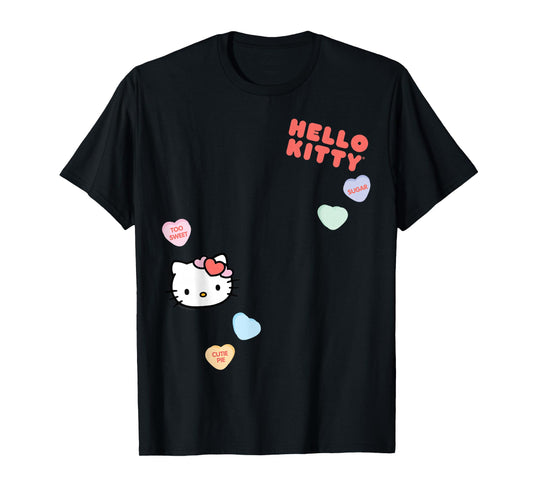 Hello Kitty Candy Hearts Valentine Tee Shirt T-Shirt