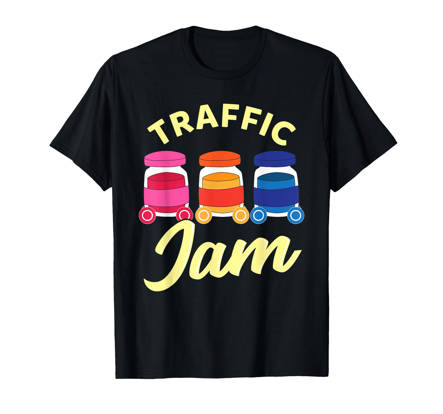 Traffic Jam Fruit Jam Funny Food Pun T-Shirt