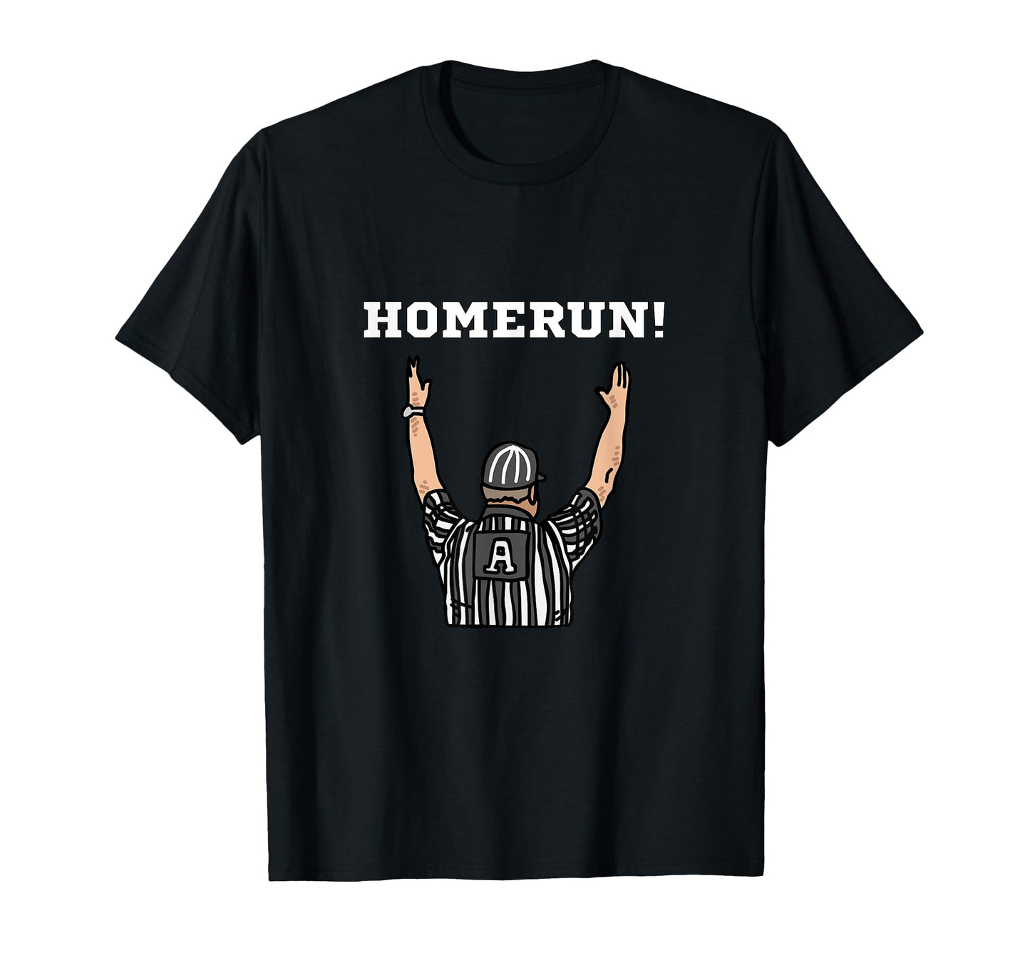 Funny HomeRun Baseball Football Touchdown Referee Mix Up T-Shirt