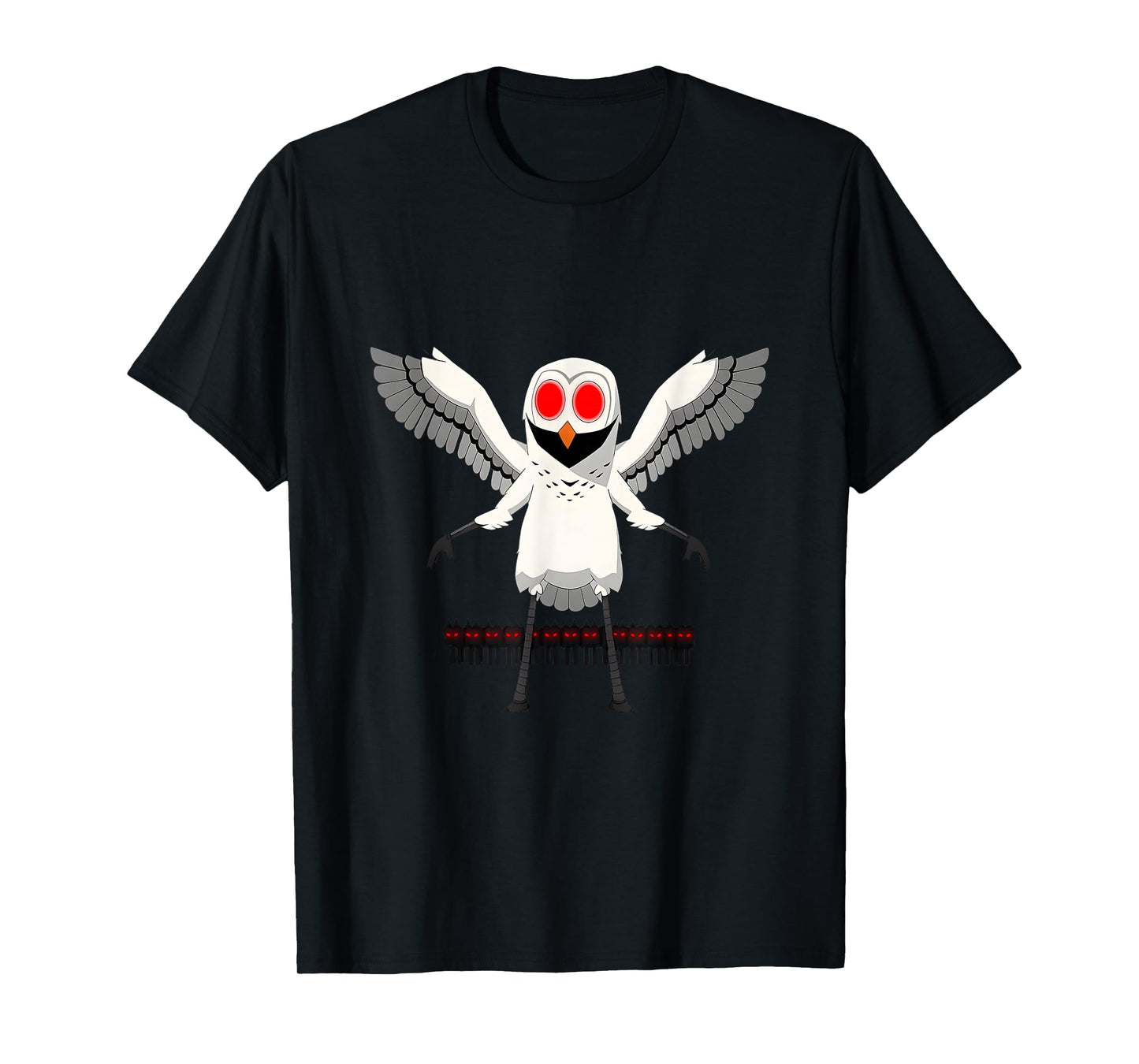 Owl in The Forest Kids 99 Nights Halloween Scary Video Game T-Shirt