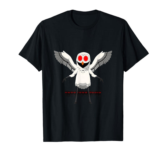 Owl in The Forest Kids 99 Nights Halloween Scary Video Game T-Shirt