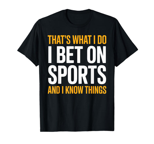 Cool Sports Betting Art for Men Women Parlay Sports Gambling T-Shirt