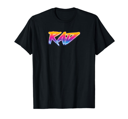 Rad Retro 80s 90s Vintage Look: Outrun Radical T-Shirt