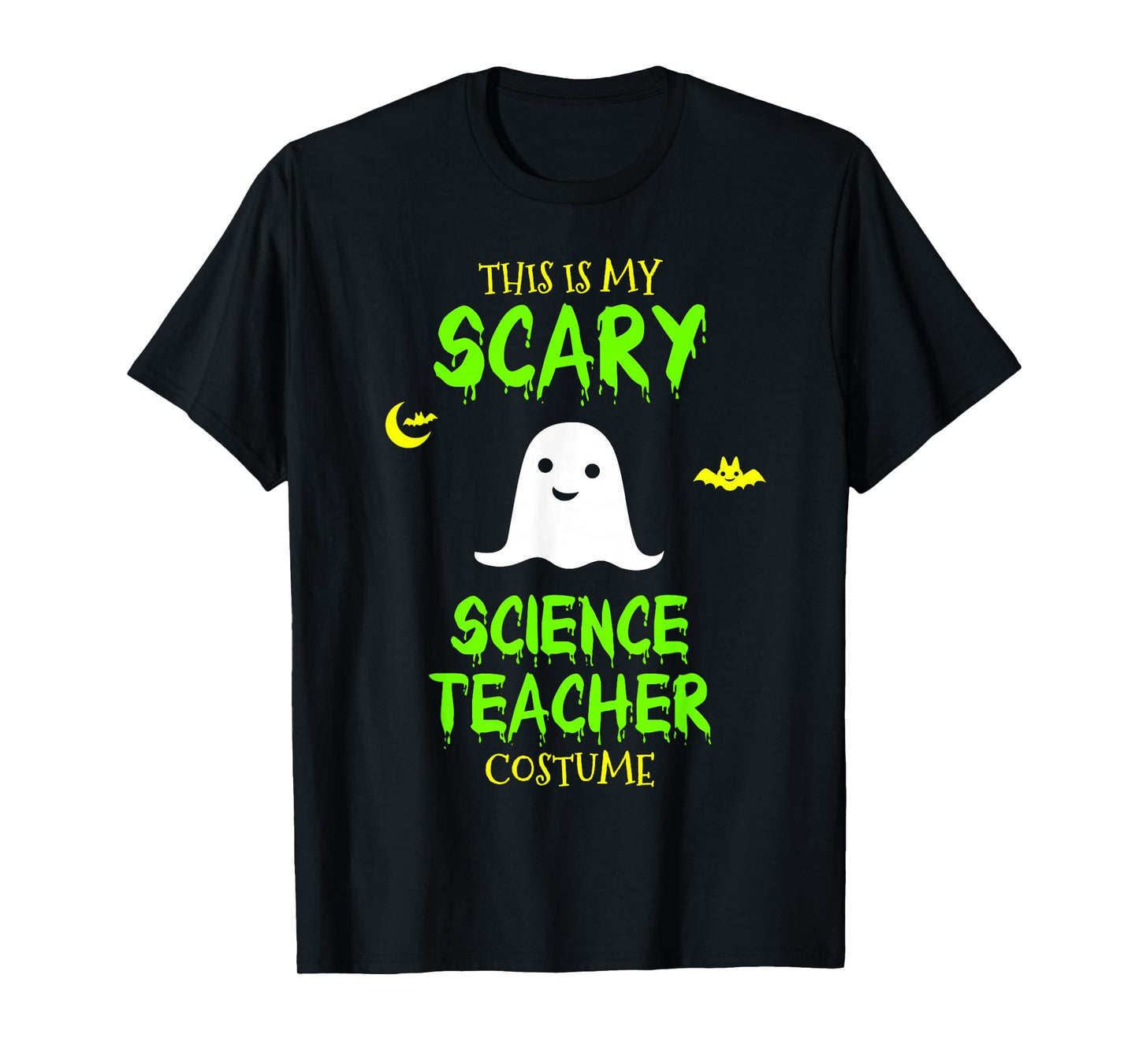 Scary Science Teacher Costume Halloween Lazy Easy T-Shirt