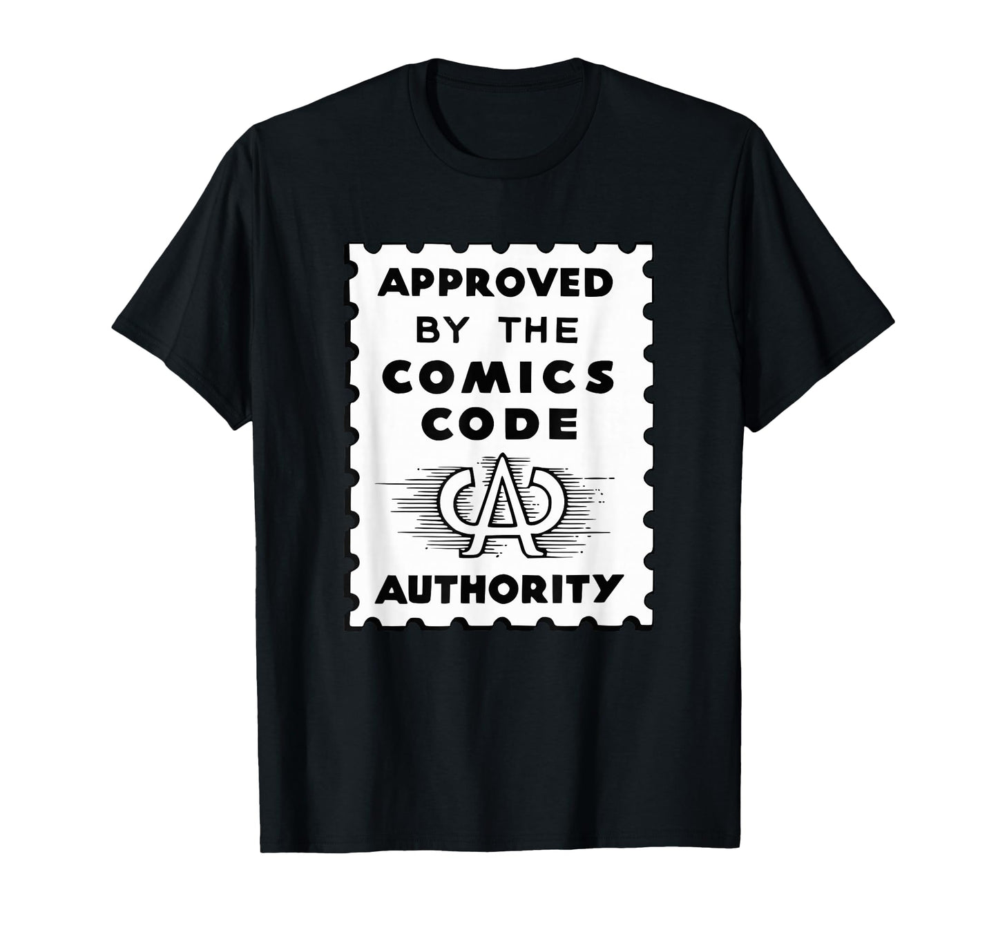 Vintage Comic Code Authority print for Comic Lovers T-Shirt