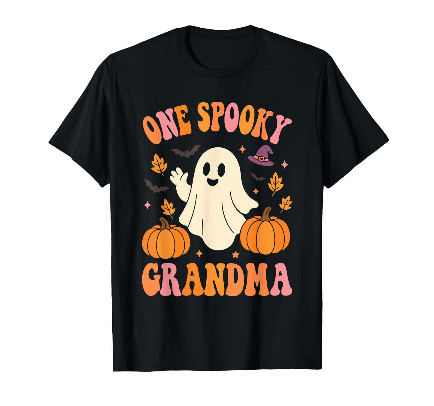 One Spooky Grandma Matching Family Halloween Costumes T-Shirt