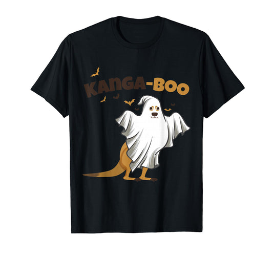 Kangaroo Lover Kanga boo animal Halloween kids Funny Ghost T-Shirt