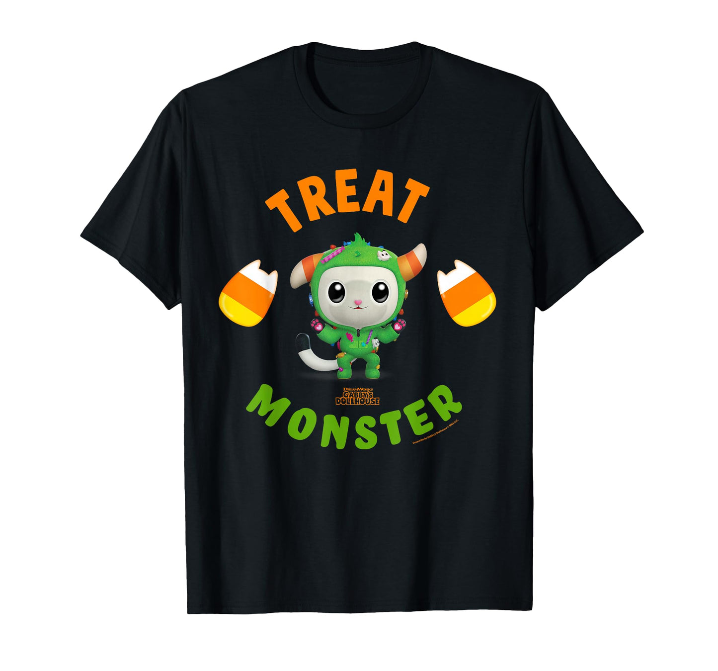 DreamWorks Gabby’s Dollhouse Pandy Treat Monster Halloween T-Shirt