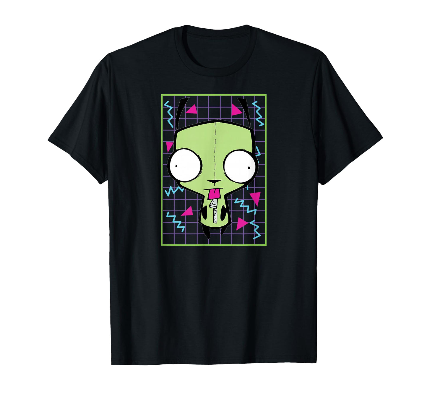 Invader Zim - Gir 90s Grid T-Shirt