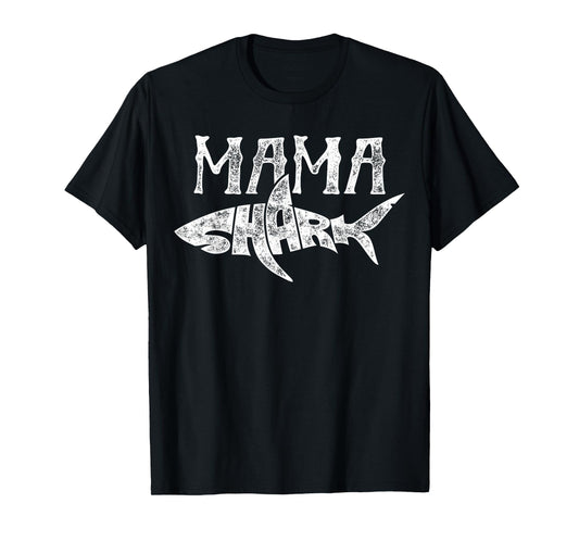 Mama Shark T Shirt Family Matching Moms Women Jawsome Gift T-Shirt