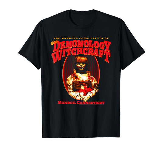 The Conjuring Demonology and Witchcraft Horror Movie T-Shirt
