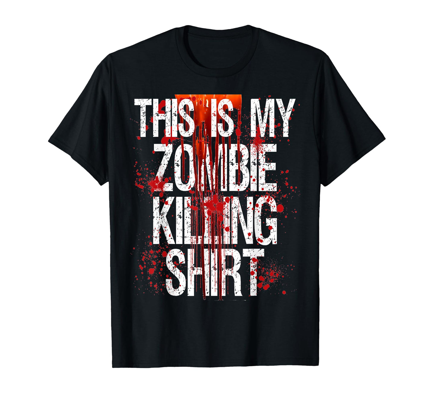 Halloween T-Shirt Gift Shop This Is My Zombie Killing Shirt T-Shirt
