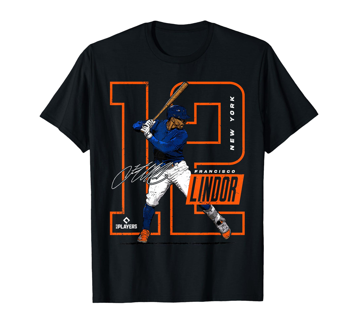 Francisco Lindor | New York Baseball MLB Player | MLBLIN4007 T-Shirt