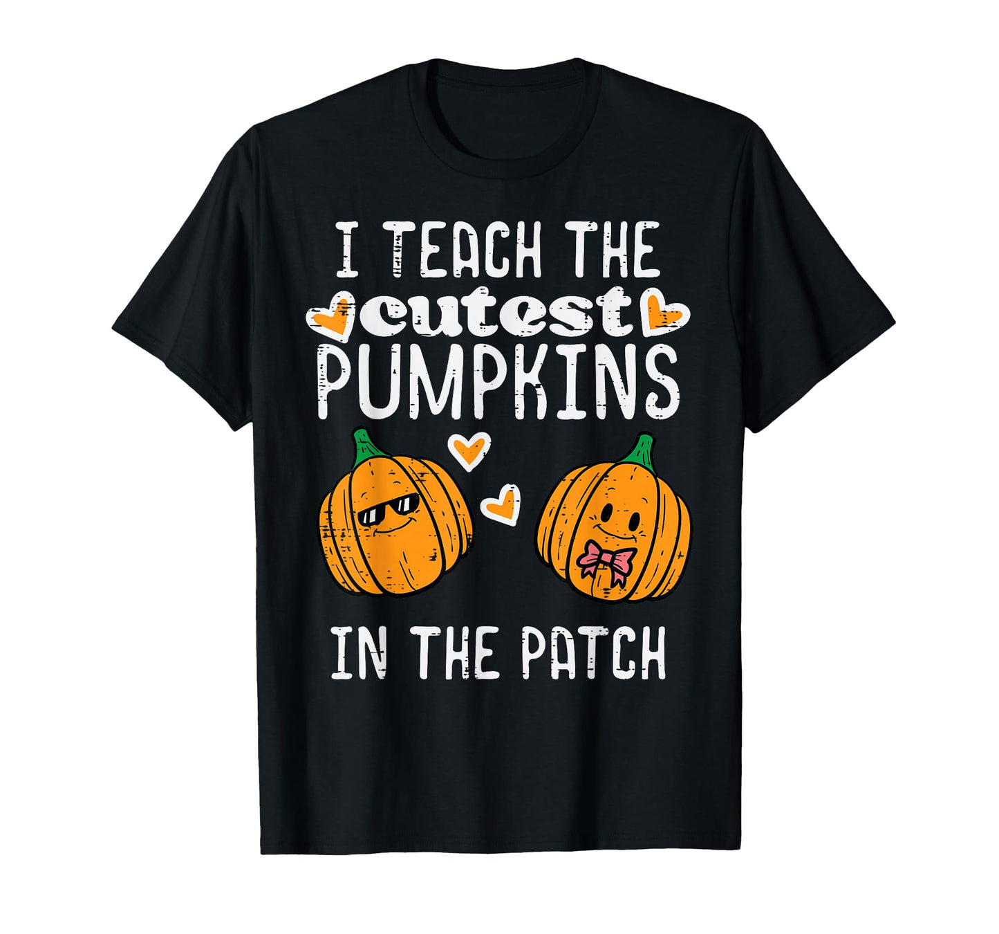 Teach Cutest Pumpkins Patch Halloween Teacher Costume Women T-Shirt