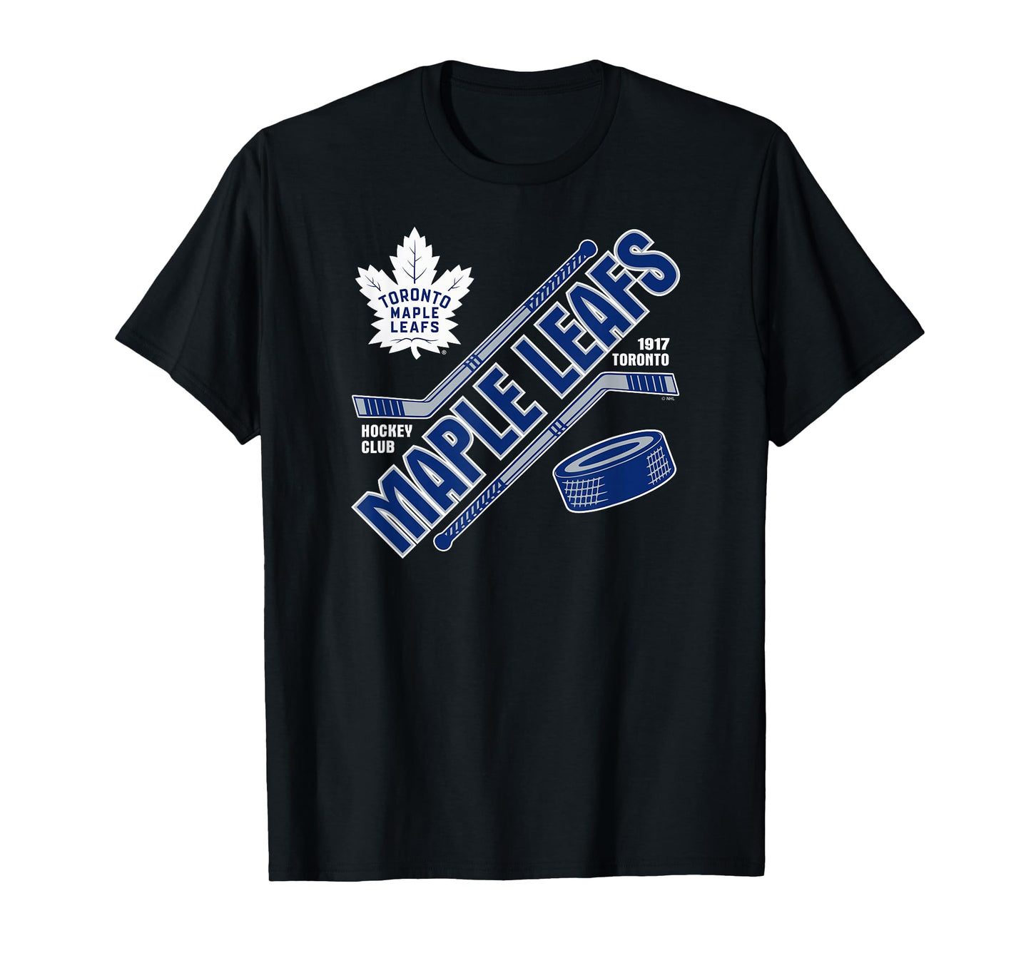 Toronto Maple Leafs Force Black Officially Licensed T-Shirt
