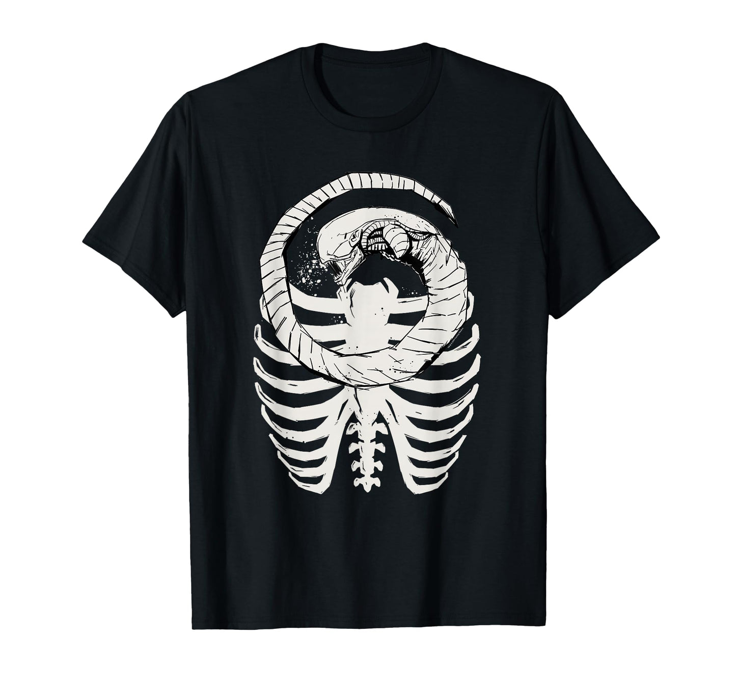Alien: Romulus Xenomorph Chestburster in Ribcage Art T-Shirt