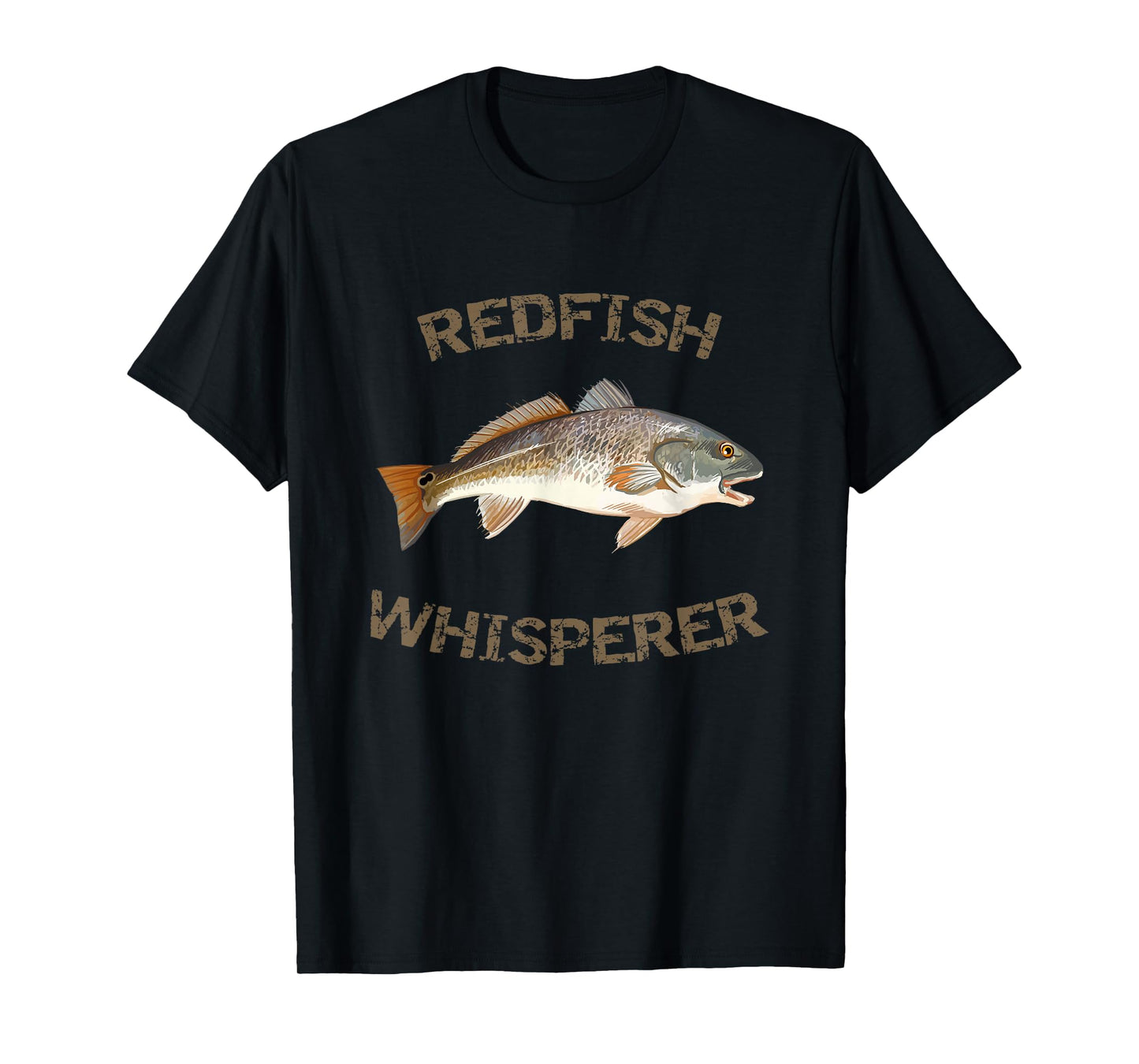 Redfish Whisperer Redfish T-Shirt | Red Drum Fish Shirt T-Shirt