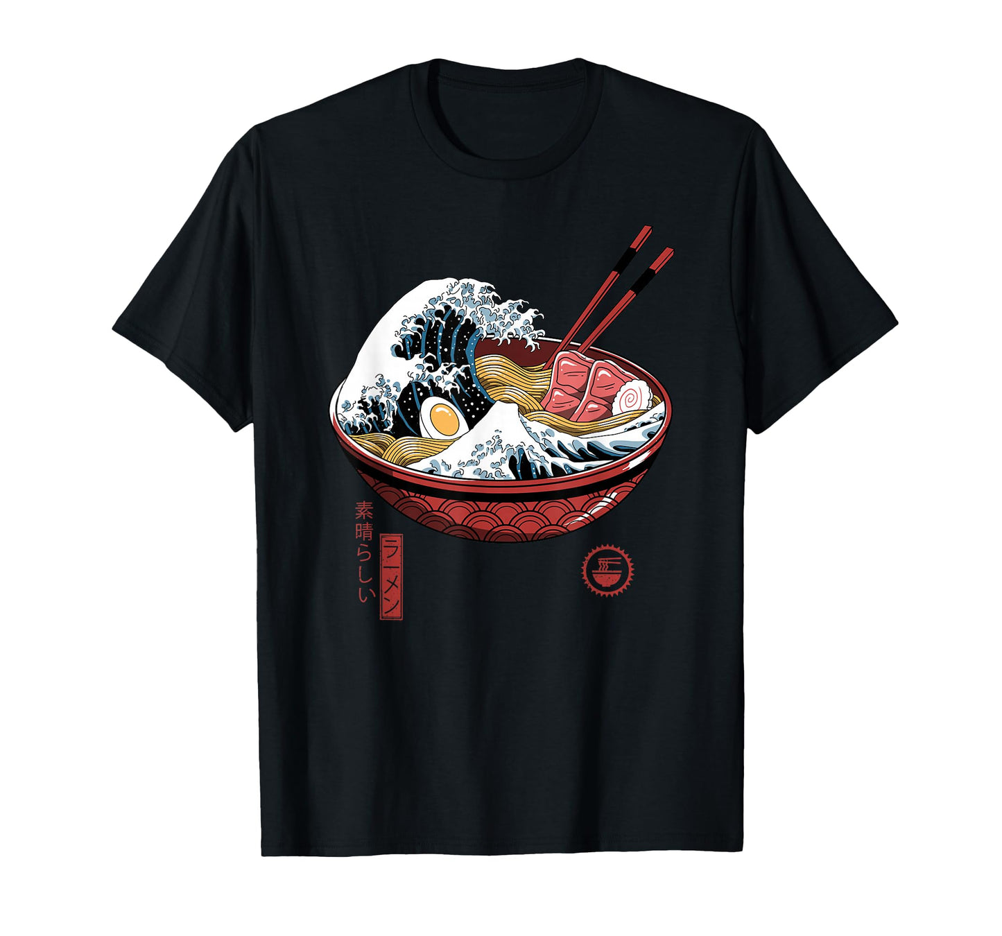 Great Ramen Wave White T-Shirt