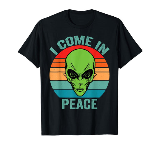 I Come In Peace im Peace Matching Couples Alien T-Shirt