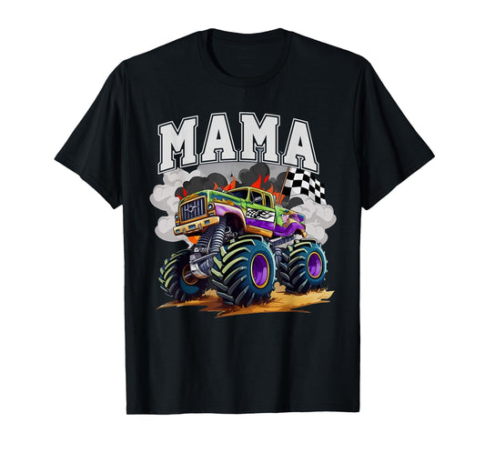 Mama Truck Mom Monster Trucks Are My Jam Truck Lovers Mother T-Shirt