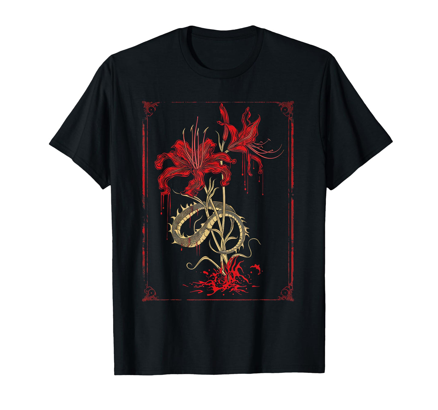 Anime Goth Japanese Dragon T-Shirt