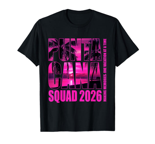 Punta Cana Squad 2026 Beach Vacation Gift T-Shirt