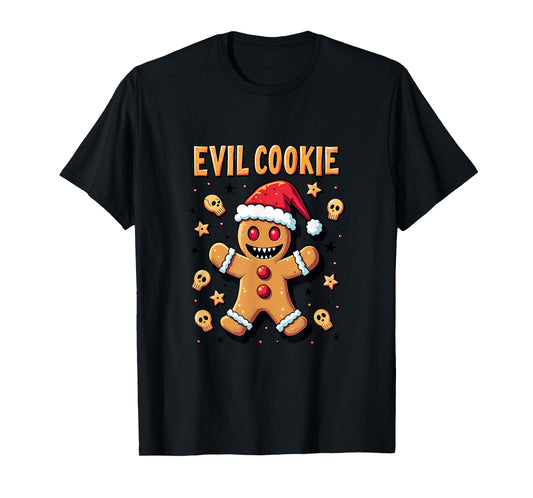 Evil Cookie - Funny Gingerbread Christmas T-Shirt