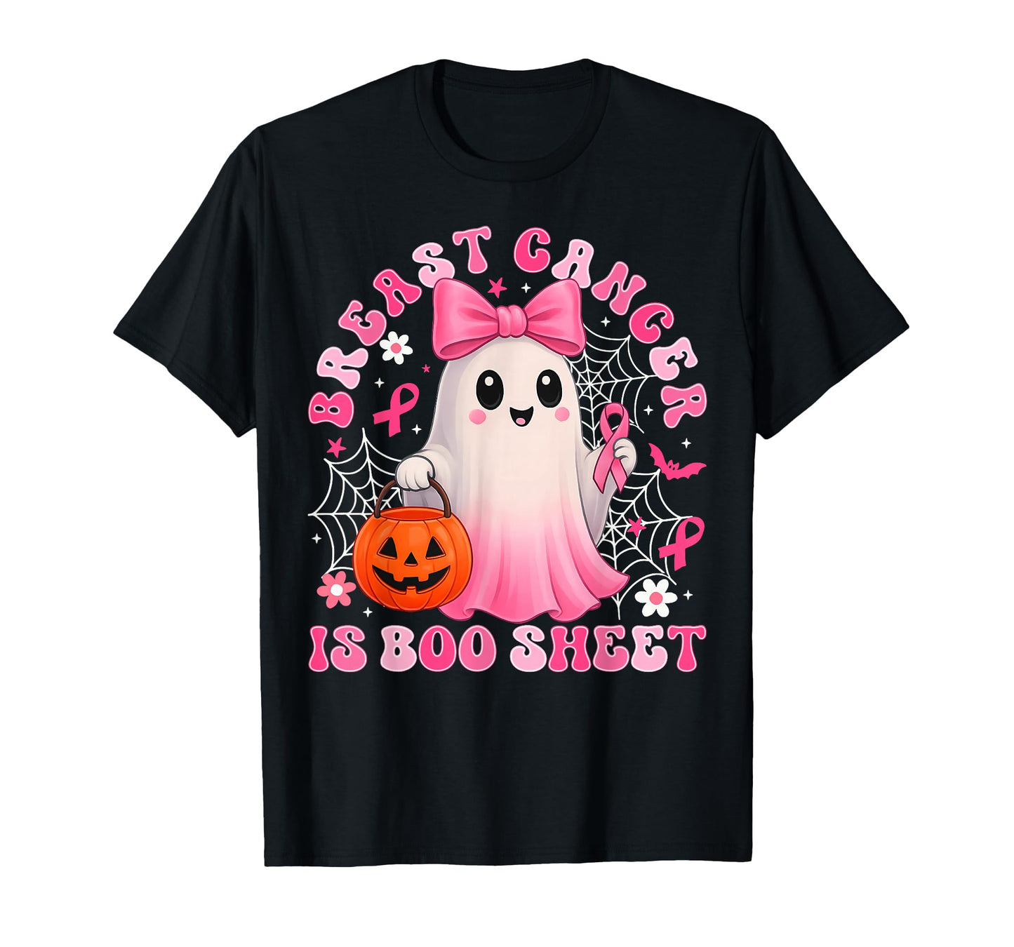 Breast Cancer is Boo Sheet Halloween Breast Cancer Awareness T-Shirt