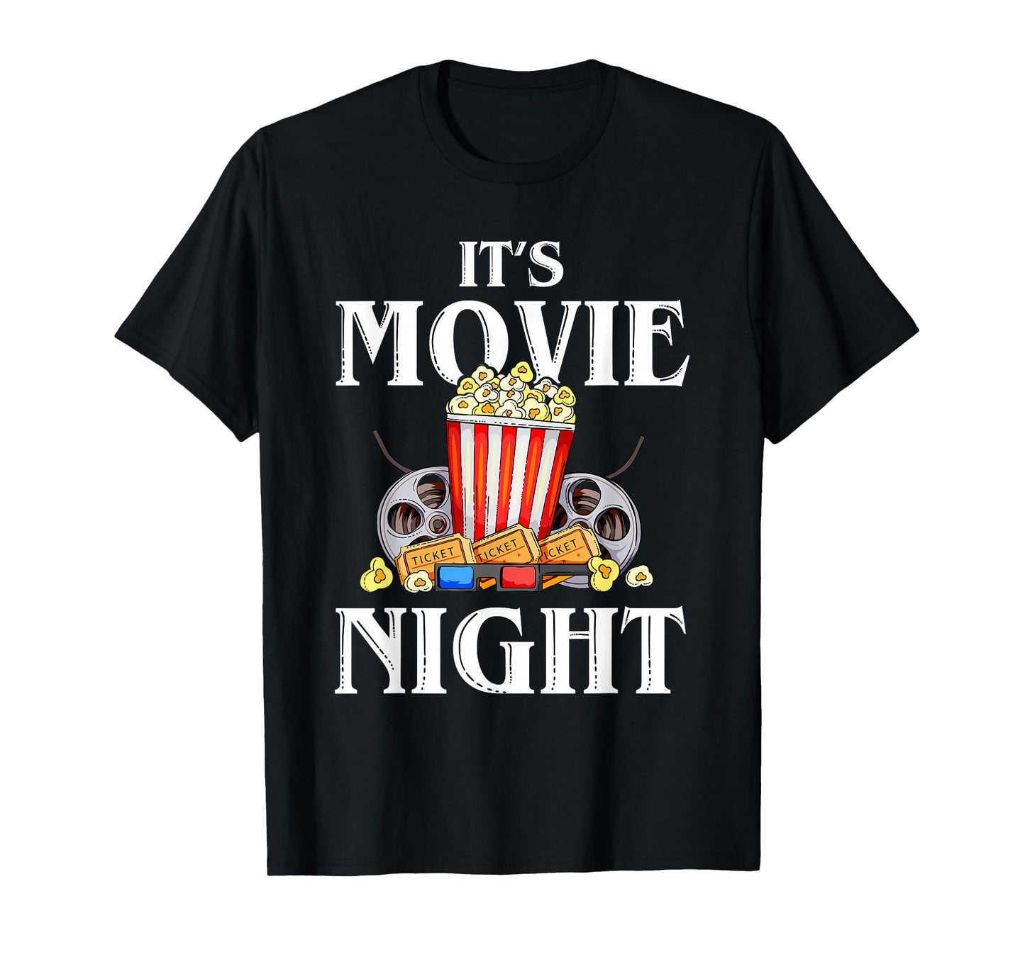 Family Movie Night Outfit for Men Women Kids - Movie Lover T-Shirt
