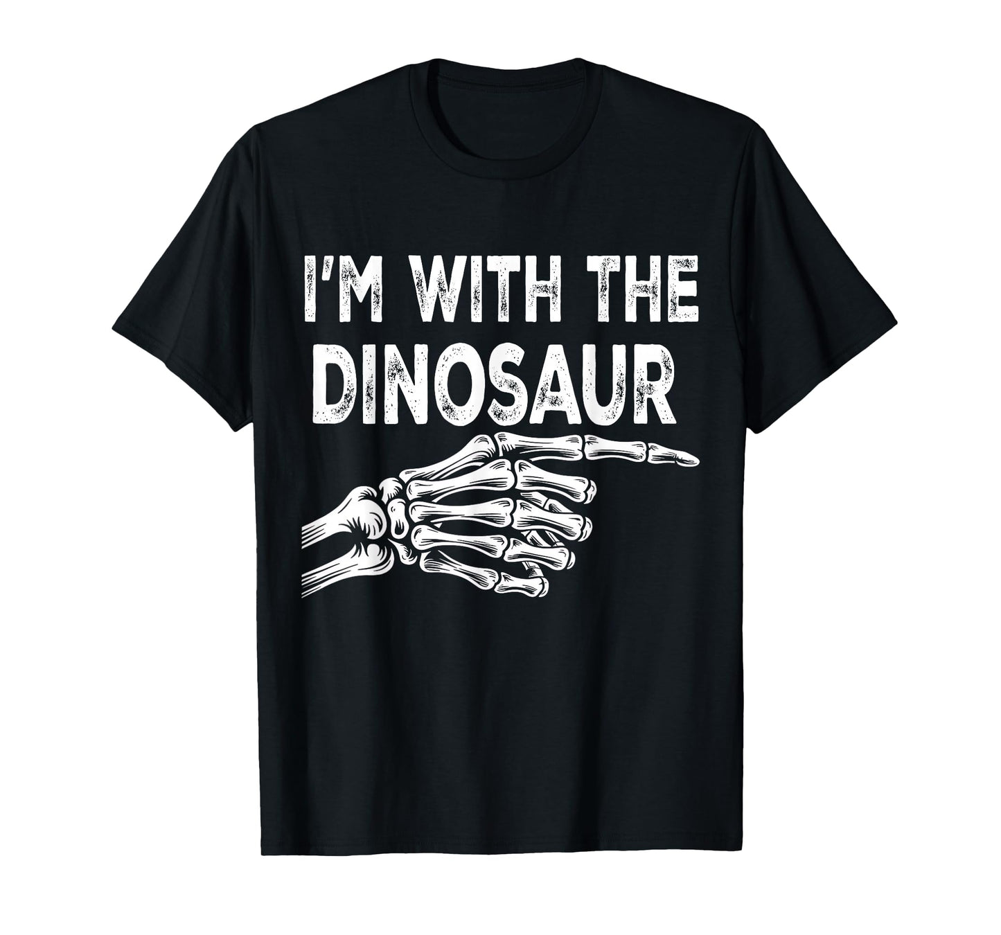I'm with Dinosaur Halloween Costume Party Matching Dinosaur T-Shirt