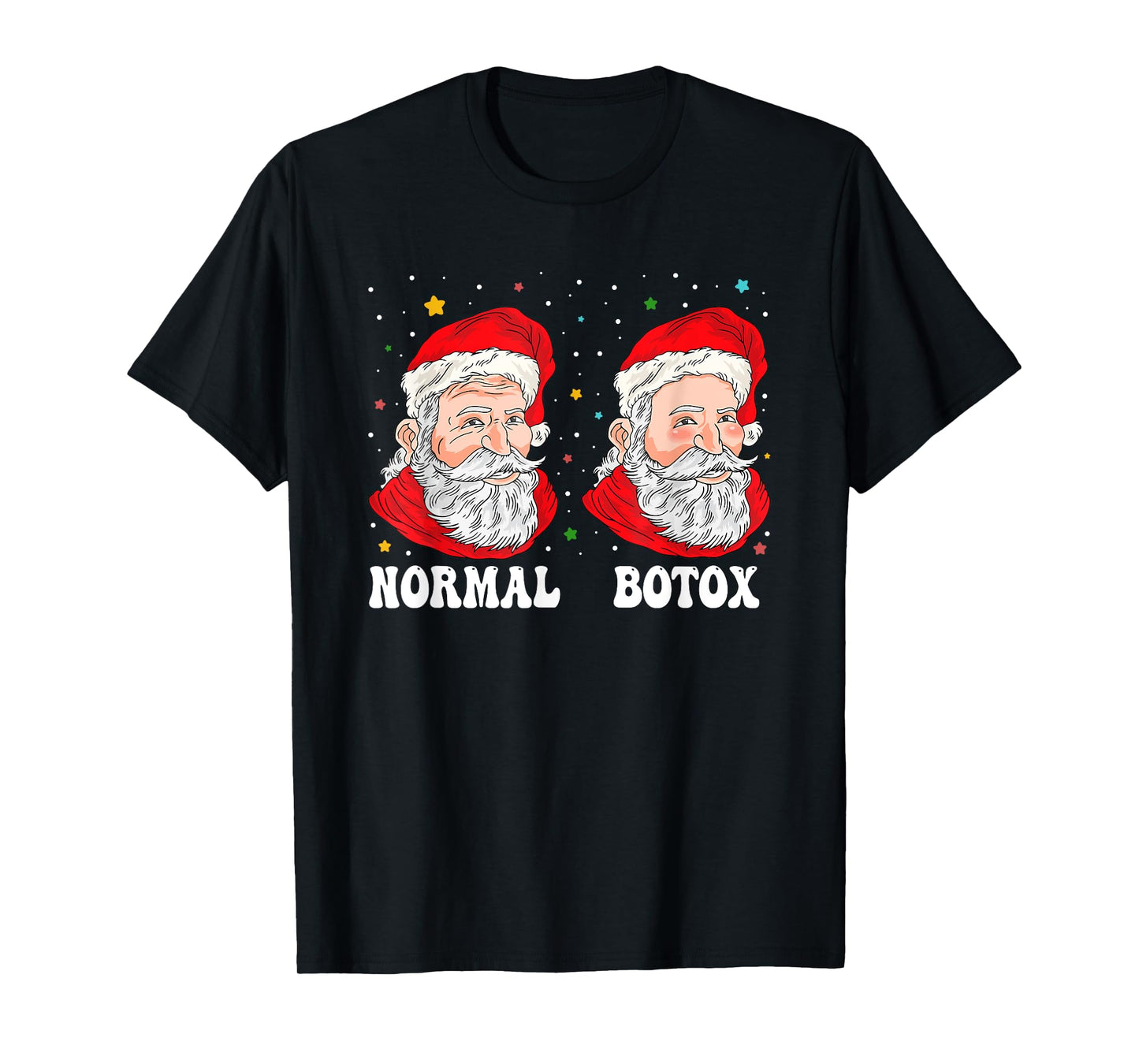 Botox Humor Santa Womens Plastic Surgeon Botox Christmas T-Shirt