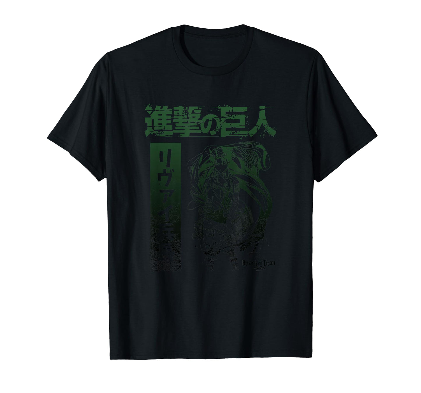 Attack on Titan Season 3 Levi Kanji Gradient AOT Anime T-Shirt