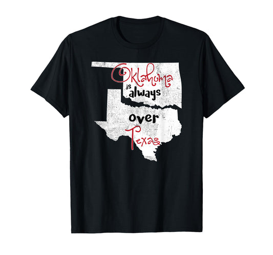 Oklahoma Texas Rivals Okie Distressed TShirt T-Shirt