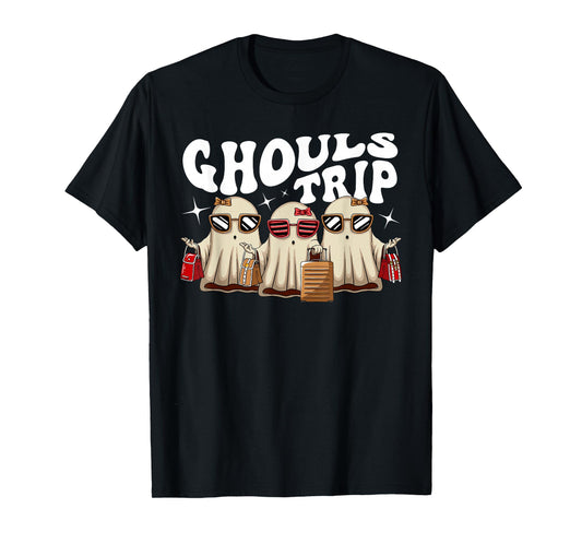 Ghouls Trip Halloween Spooky Cute Women Ghost Girls Trip T-Shirt