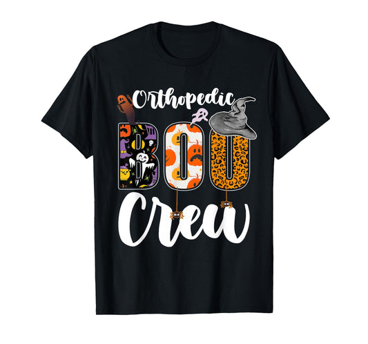 Orthopedic Boo Crew Halloween Match Ortho Nurse T-Shirt
