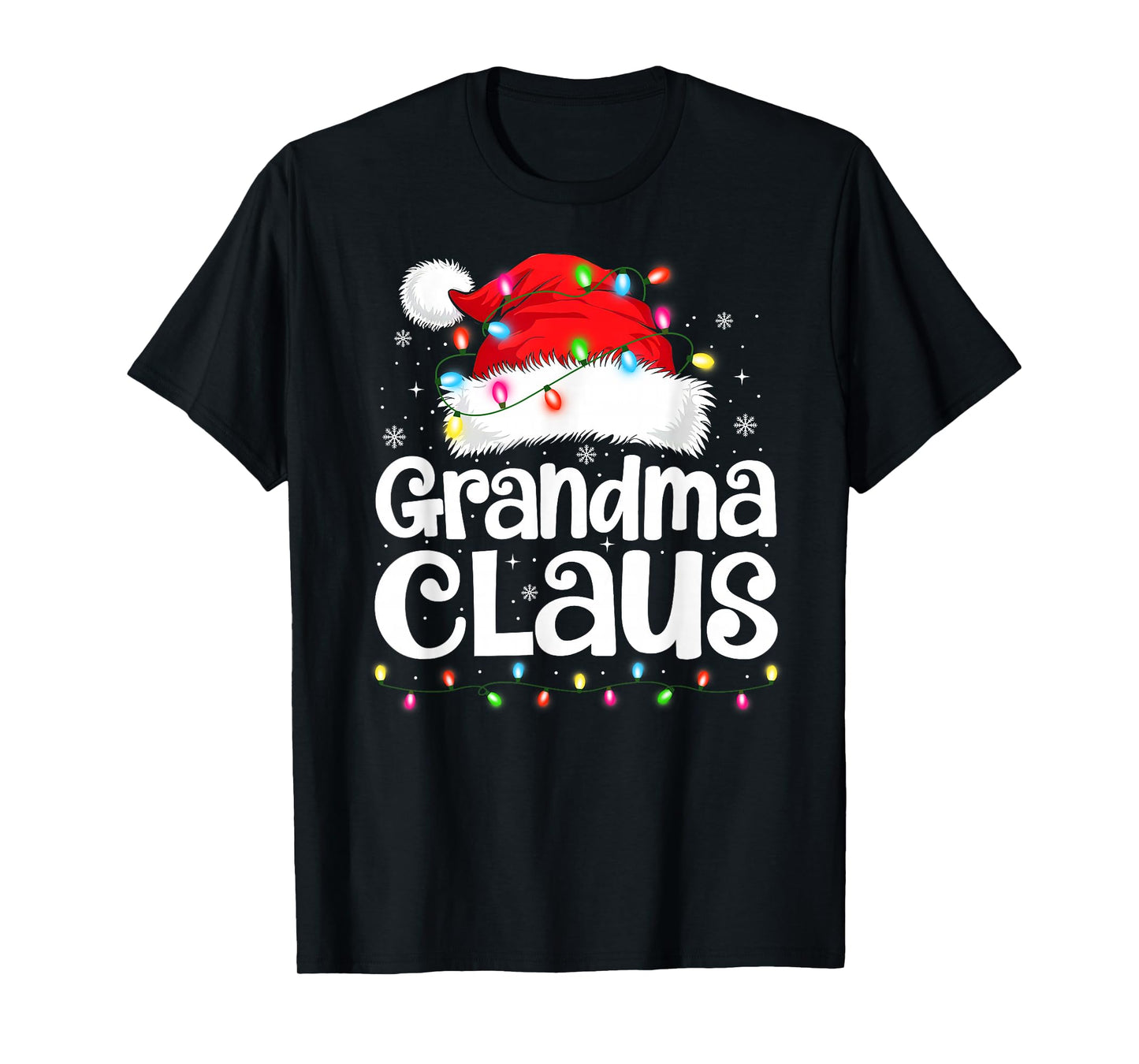 Grandma Claus Matching Family Christmas Funny Xmas Pajamas T-Shirt
