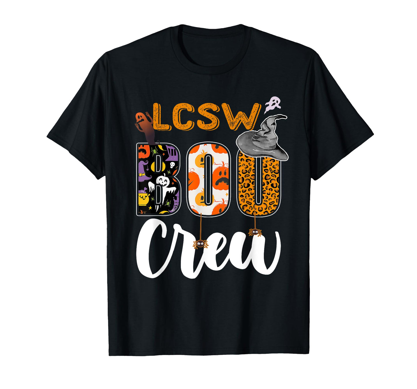 LCSW Boo Crew Halloween Matching Clinical Social Worker T-Shirt