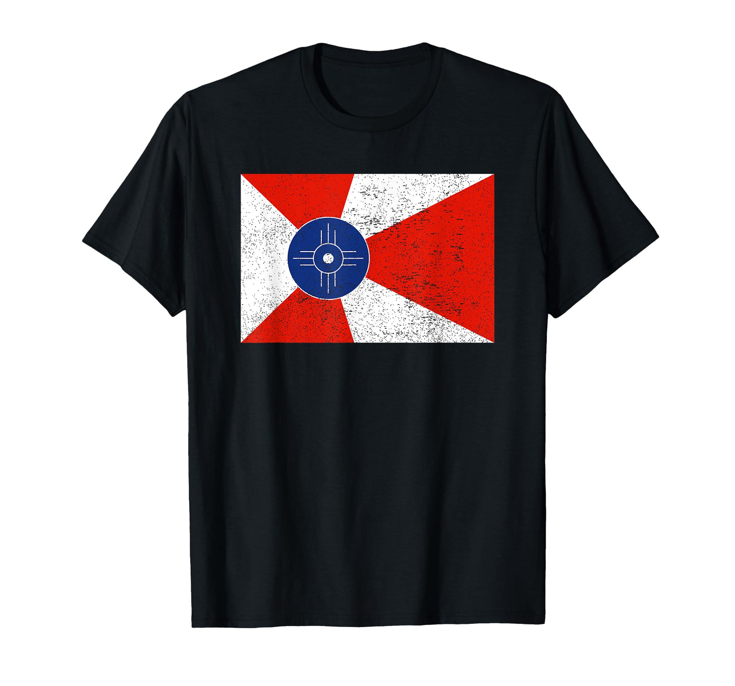 Retro Vintage Distressed Wichita Flag Kansas Home Pride T-Shirt
