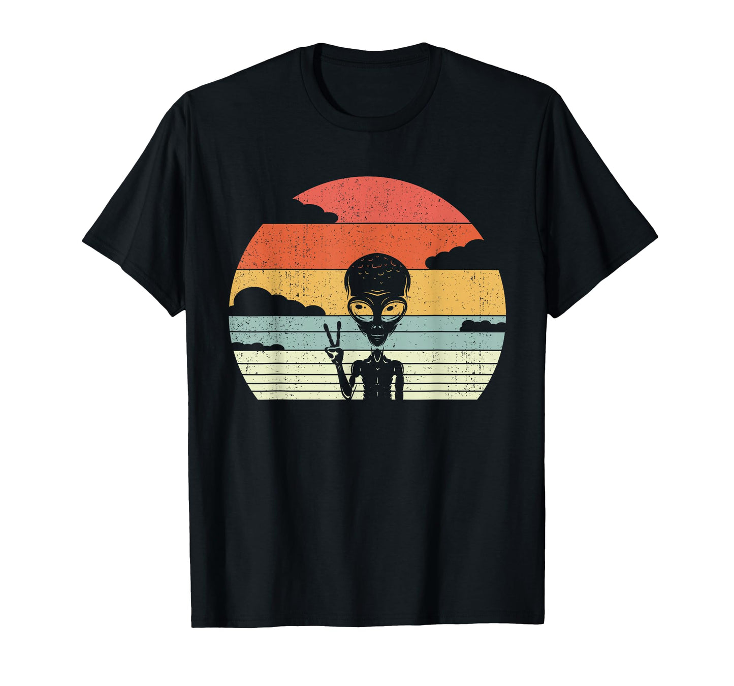 Retro Alien Extraterrestrial Space - Vintage Alien T-Shirt