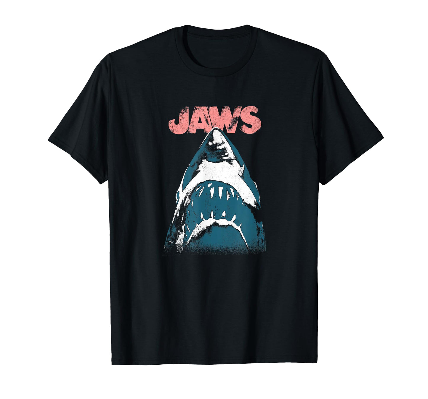 Jaws Distressed Poster Art T-Shirt