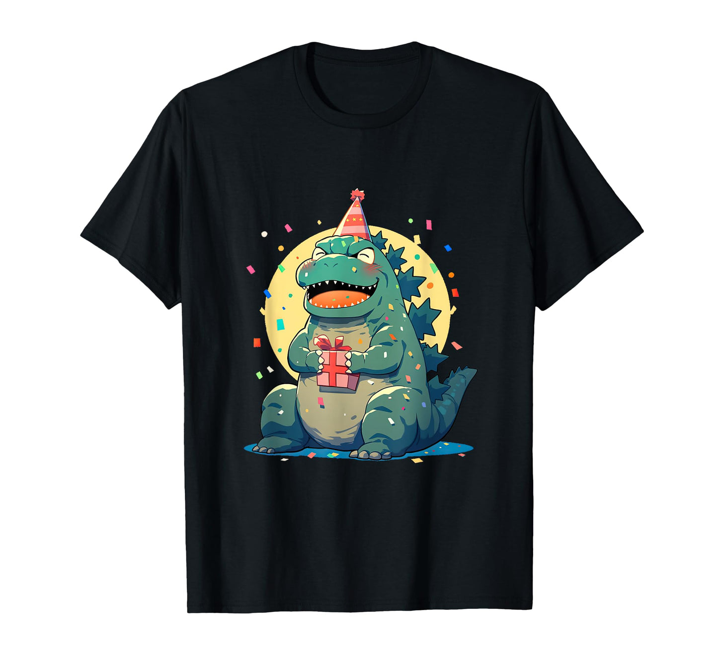 Epic Japanese Kaiju Party Time Roaring Celebration T-Shirt